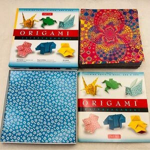 🌼4/$10🌼 TUTTLE Origami Extravaganza Set with 500+pc Folding Papers Arts & Crafts